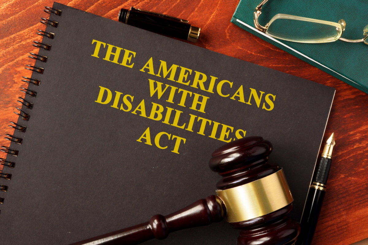 Book with title The Americans with Disabilities Act
